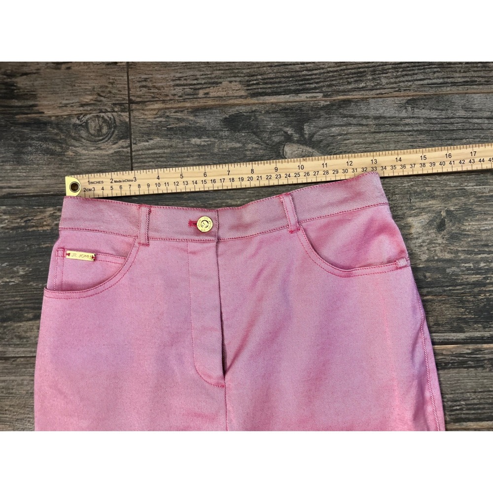 Pink Straight Leg Women's Pants - Classic Everyday Style - Picture 3 of 9
